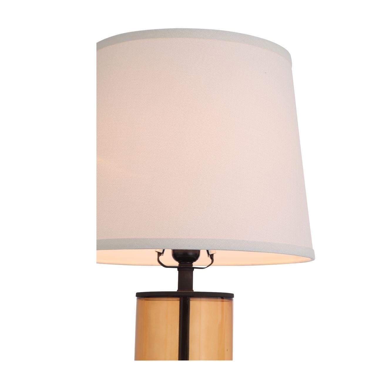 Настольная лампа ST Luce Vecolе SL389.404.01 ST LUCE ВАЗА 222885 Белый;коричневый;прозрачный  - Вид №1