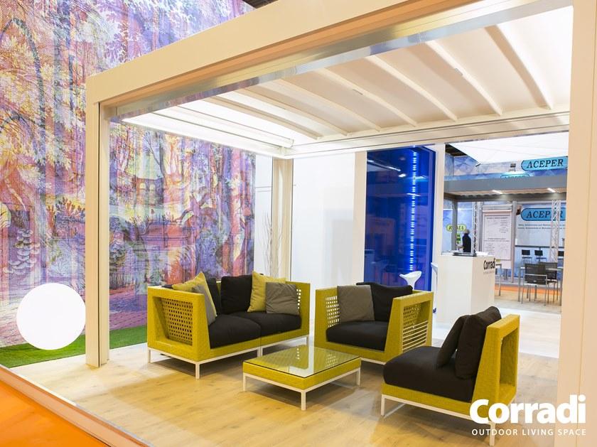 Corradi Алюминиевая пергола со сдвижной крышкой Pergotenda® sun-id-1357764 - Вид №5