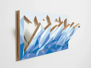 AMBIVALENZ Настенная вешалка из фанеры Fläpps hillhäng