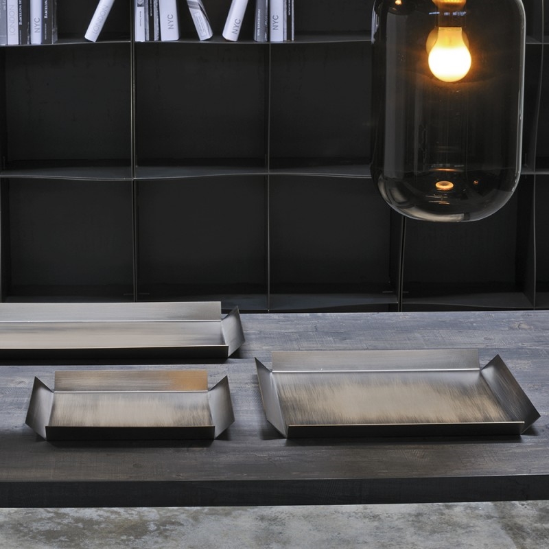 D80AX18 Поднос из полированной стали Adriani e Rossi Стали  - Вид №1