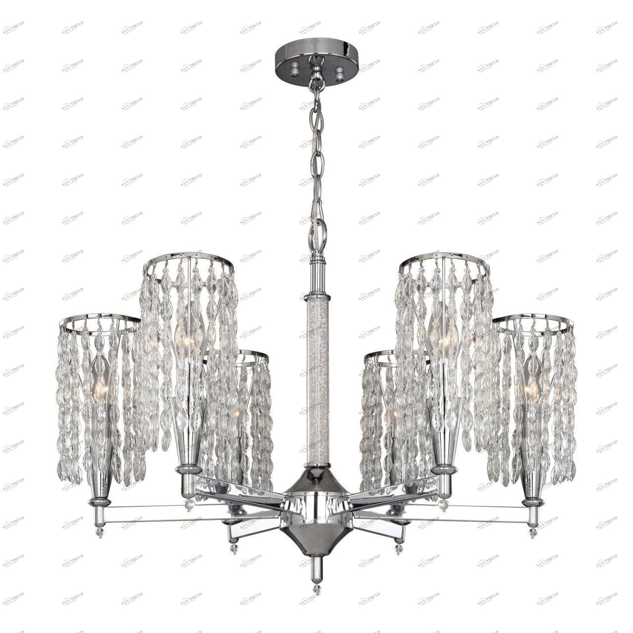 Подвесная люстра Favourite Federo 2304-6P FAVOURITE ДИЗАЙНЕРСКИЕ, FEDERO 220034 Хром 