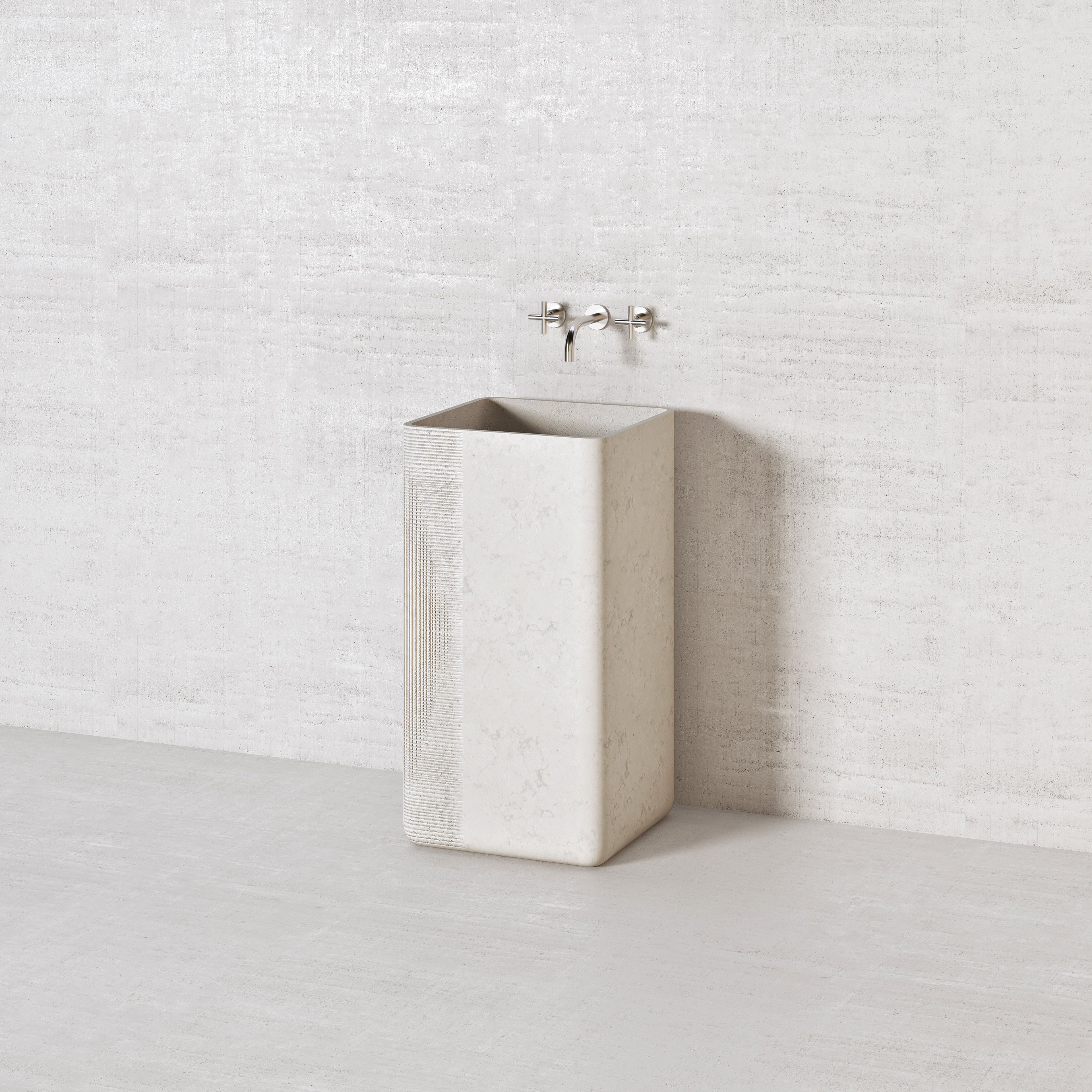 Отдельно стоящий умывальник из натурального камня Davani Meridian ARCH-00138139 - Вид №1