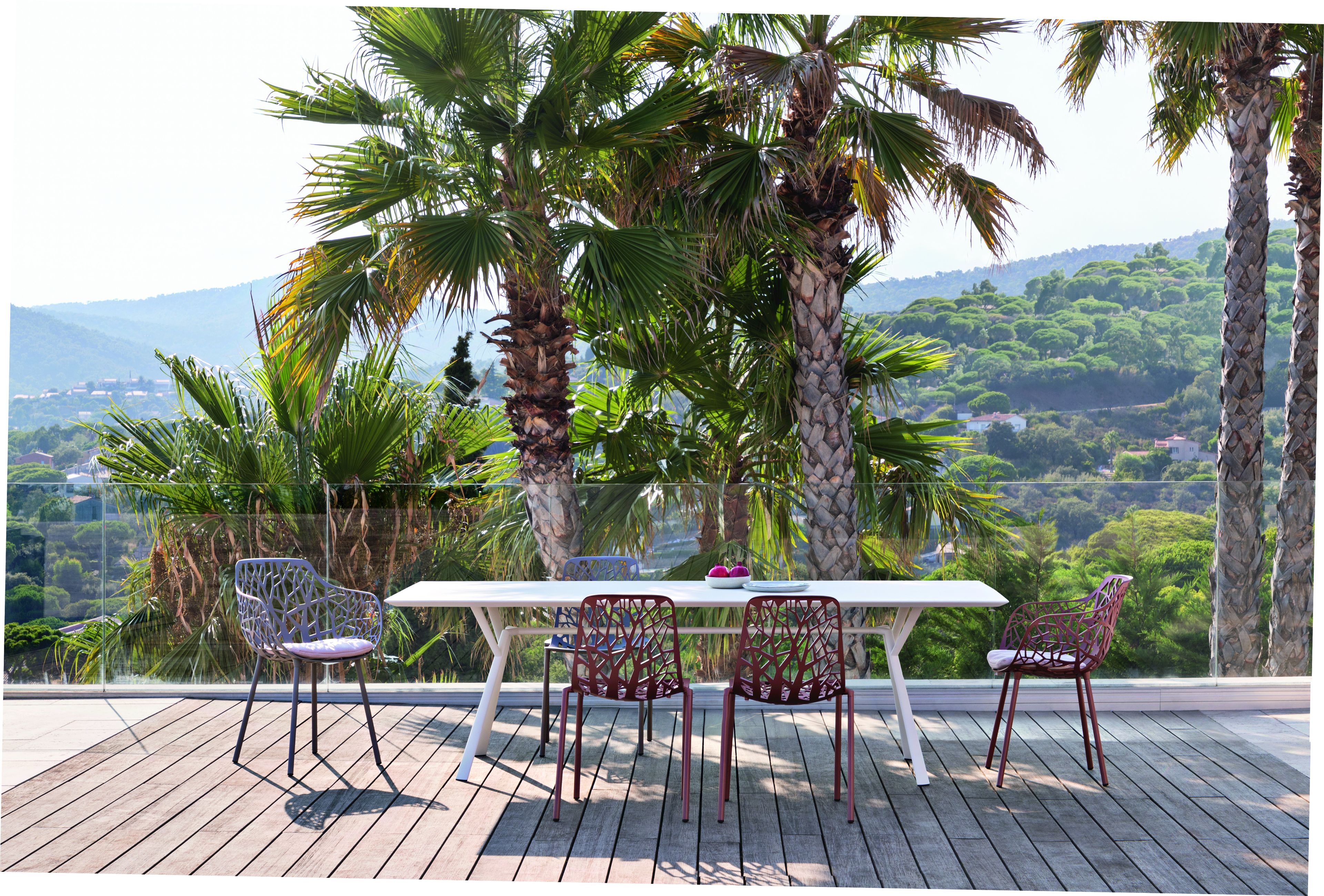 Алюминиевый прямоугольный садовый стол FAST квадратный корень ARCH-00022662 - Вид №1