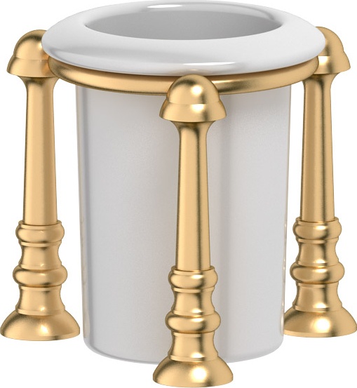 STI 327 Держатель со стаканом настольный 3SC STILMAR MATTE GOLD Treesseci 3SC