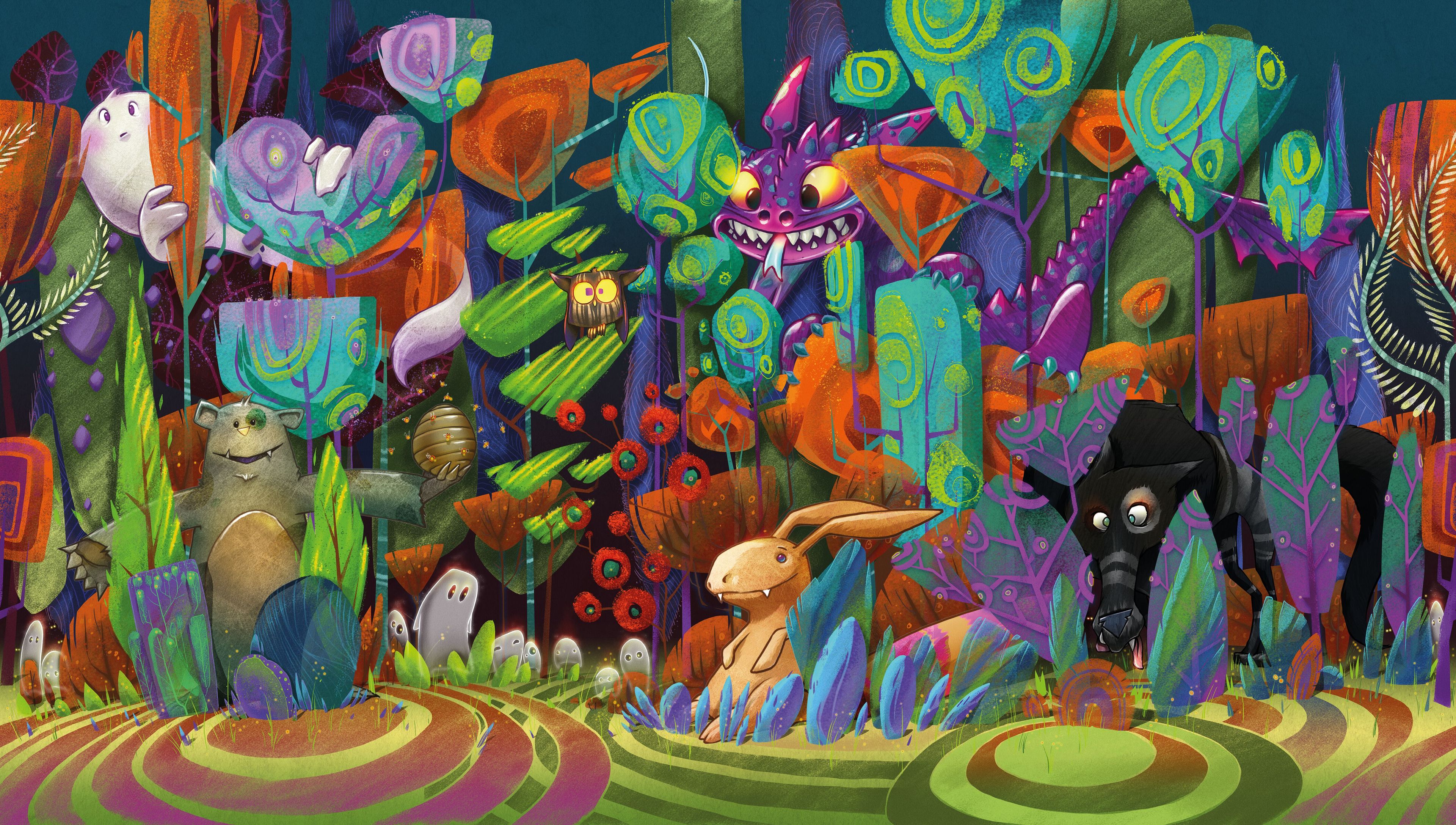 Цифровые печатные обои для детей Inkiostro Bianco Inkids ARCH-00070379 - Вид №1