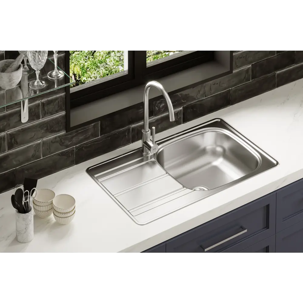 Ukinox Врезная кухонная мойка серого цвета 78.8×48.8 см 86163910 Frant STLM-0066635 - Вид №7