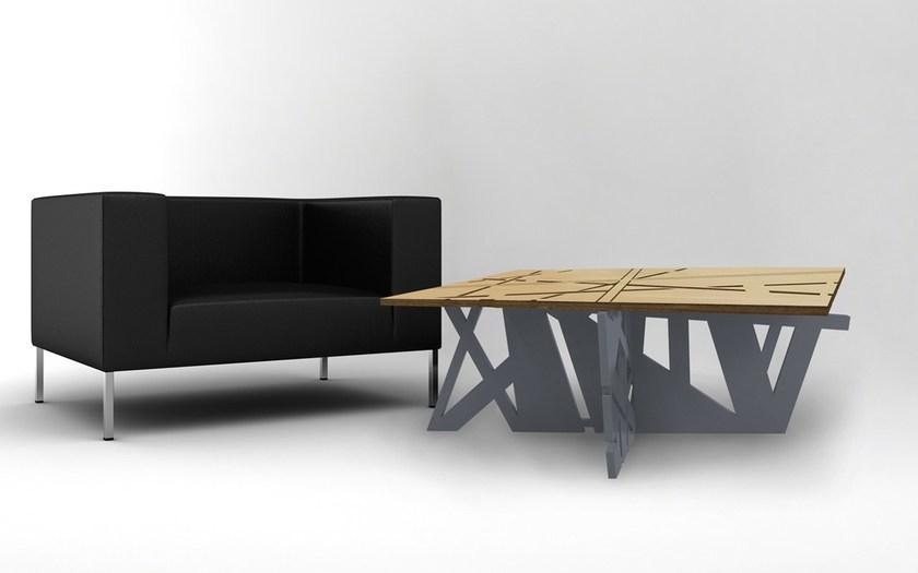 LAS Низкий прямоугольный журнальный столик из мдф sun-id-1353063 - Вид №1