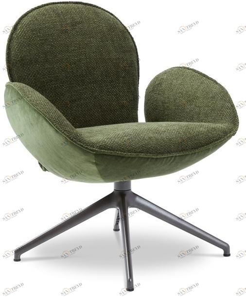 JORI Поворотное тканевое кресло с подлокотниками Daydreamer 8450-ac