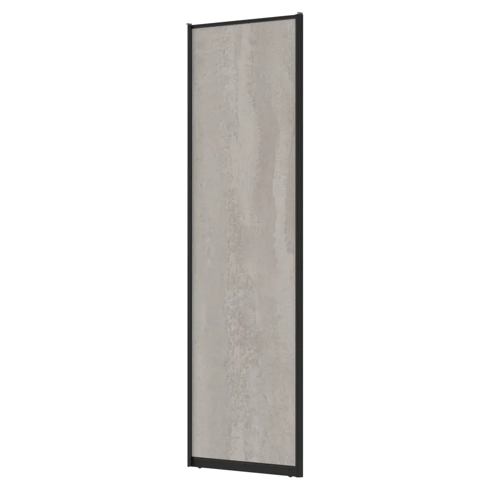 Дверь-купе KONSENSA 244.5x80.4 см МДФ цвет бетон профиль черный 89444099 STLM-2025274  - Вид №2