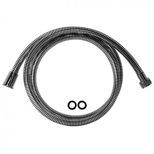 AGD 22.436CB 150 P  Шланг для душа чёрный и хром ARGO kran