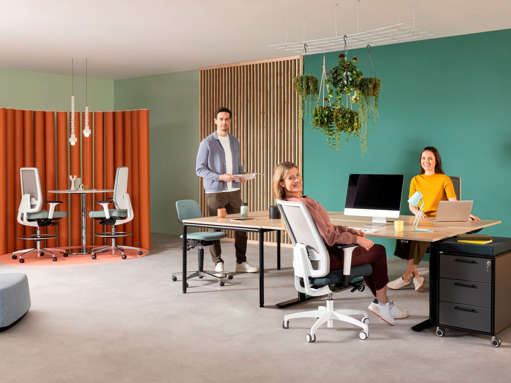 5 спиц регулируемая высота поворотный операционный офисный стул Dauphin Indeed ARCH-00143701 - Вид №1