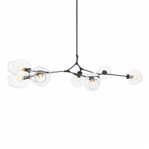 Подвесной светильник Bubble 7 clear от Delight Collection KG0579P-7 DELIGHT COLLECTION ДИЗАЙНЕРСКИЕ 243880 Прозрачный;черный