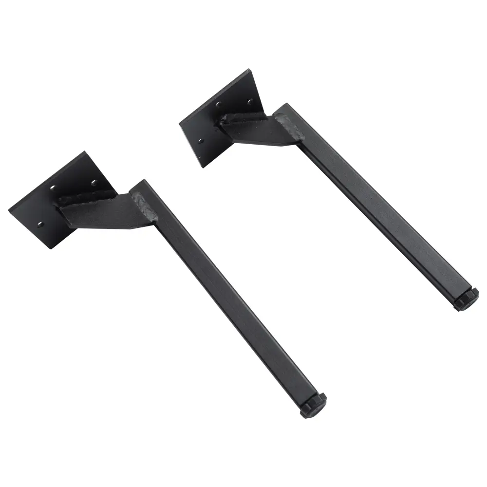 Ножка для мебели квадратная 220x80x100 мм черная 2 шт. 83075760 STLM-2198471 Aquanet  - Вид №2