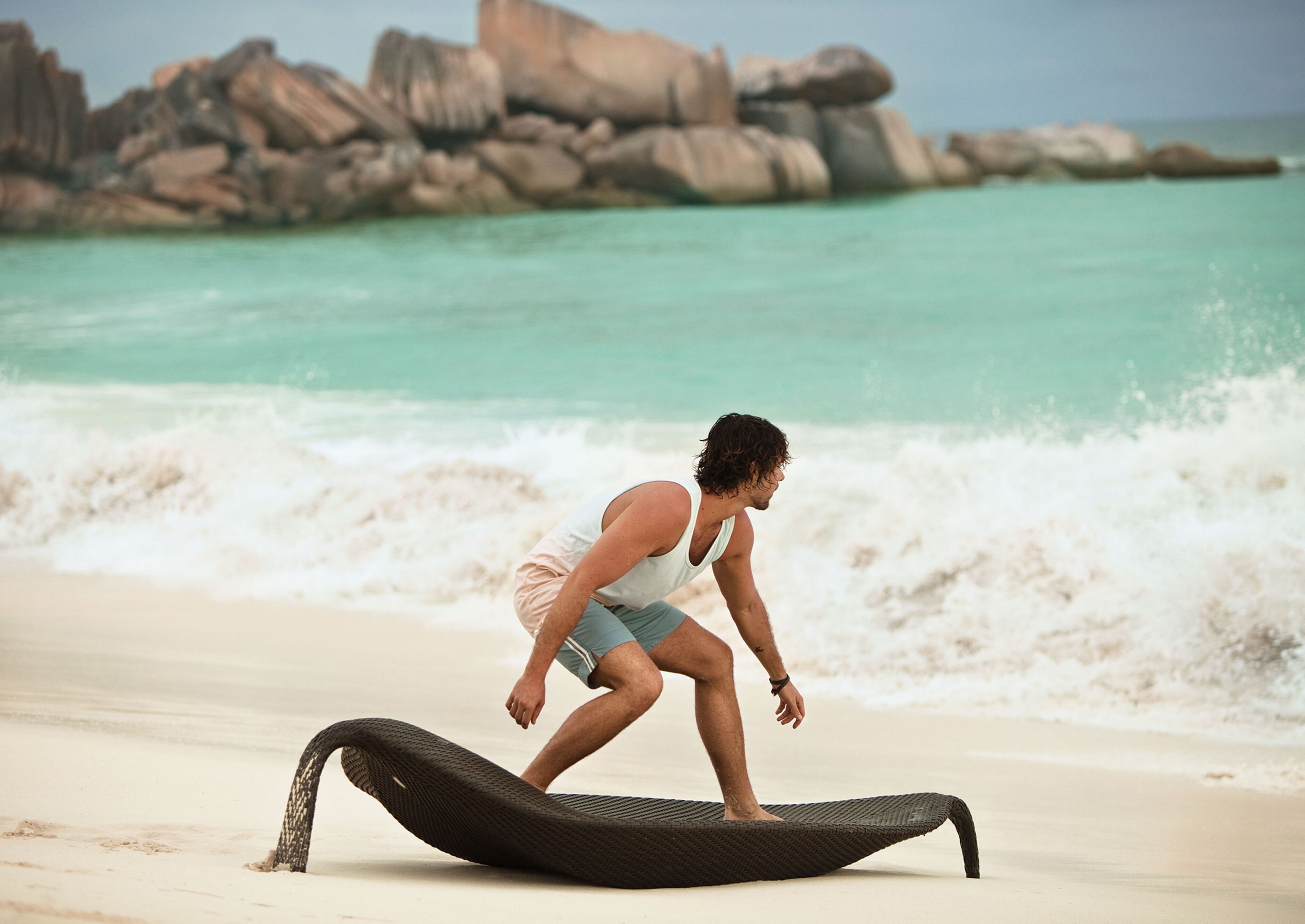 Шезлонг из синтетического волокна DEDON LEAF ARCH-00081443 - Вид №6