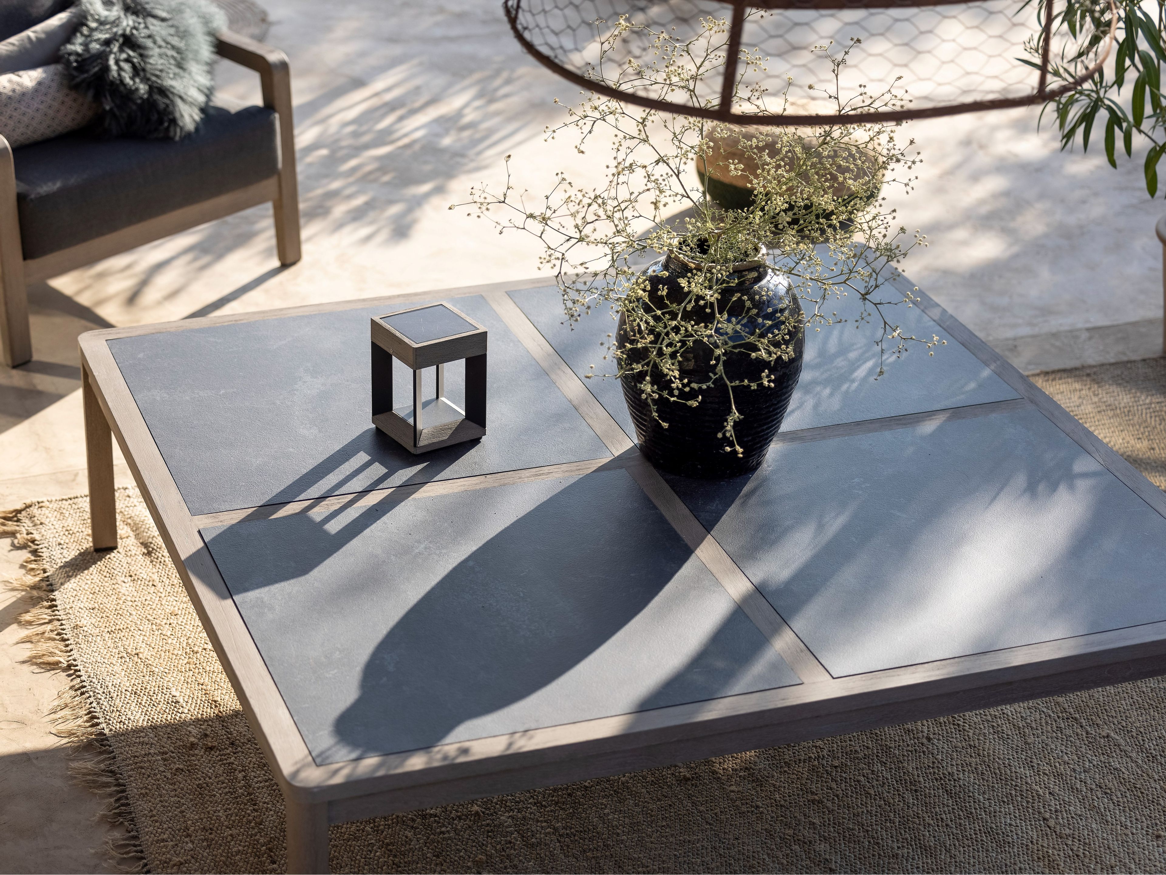 HPL квадратный низкий садовый стол Les Jardins® Копенгаген ARCH-00037355 - Вид №2