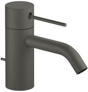 33501662-66 slim смеситель для умывальника однорычажный со сливным гарнитуром - темно-серый Dornbracht Meta