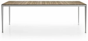 B&B Italia Outdoor Прямоугольный садовый стол в ироко Mirto outdoor