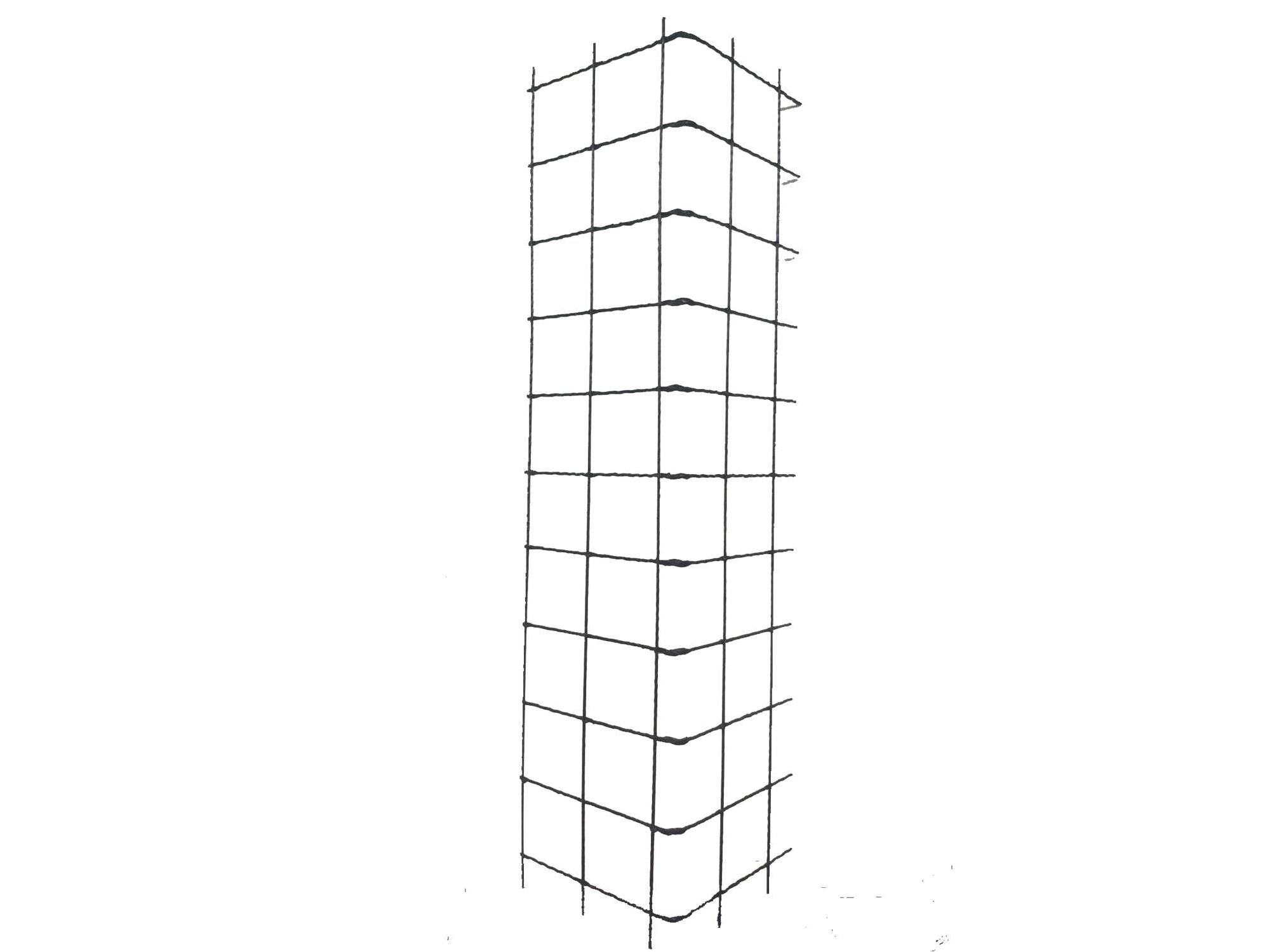 Угловой элемент GFRP монолитной сети Colmef Armoflex ARCH-00151607 - Вид №1