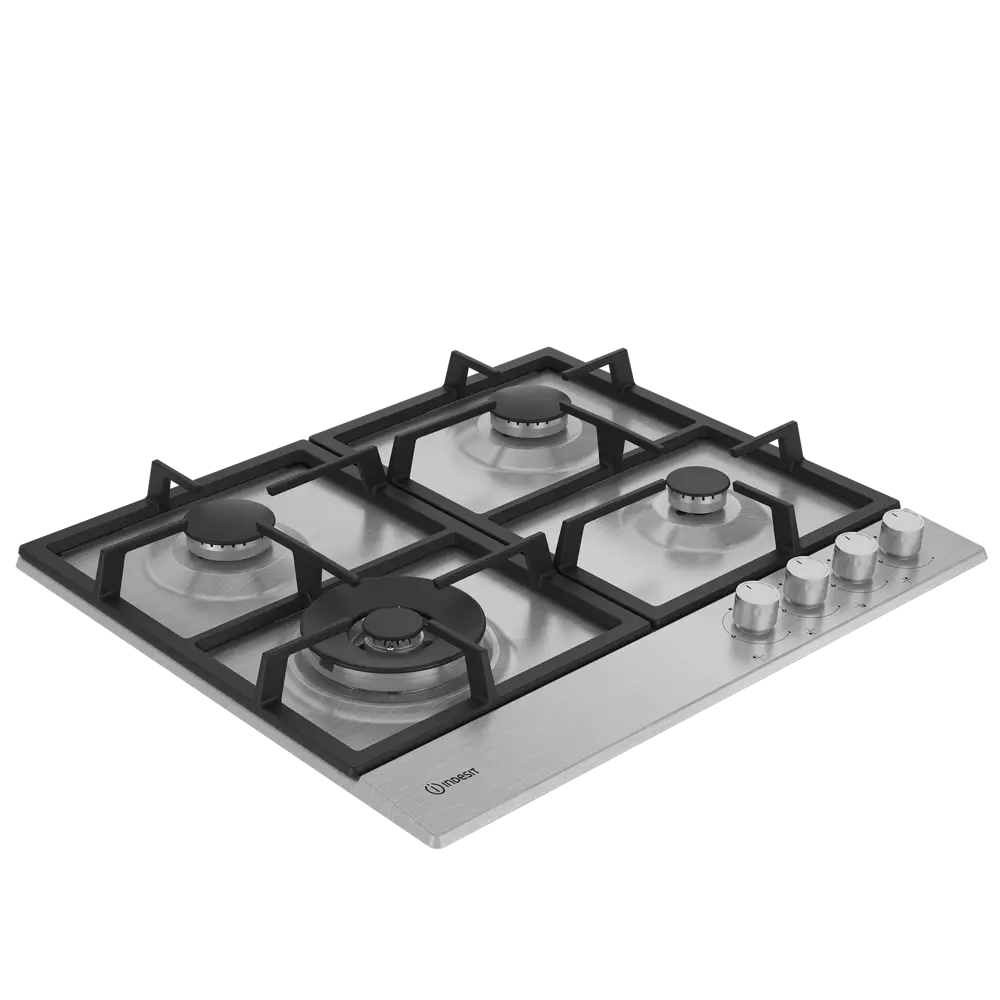 Газовая Варочная Панель Indesit Thpm 642 W/ix/i 58 См 4 Конфорки Цвет Нержавеющая Сталь 89395045 STLM-2197461  - Вид №2