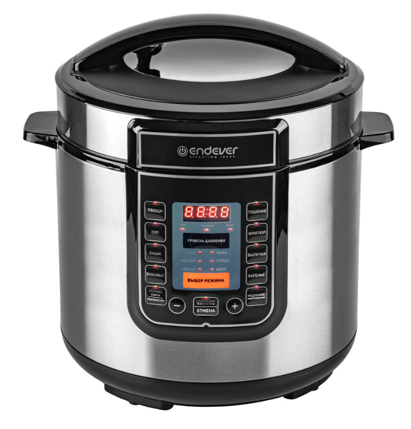 9077037 Мультиварка-скороварка Endever Vita-132 черный STDN-0023012