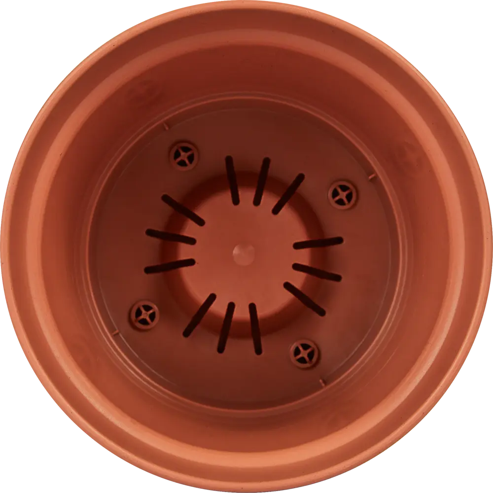 IDI LAND Mint - элегантный цветочный горшок терракотового цвета 0.7 л 86370195 STLM-0068204 - Вид №1