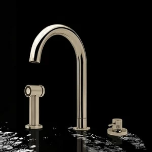 Смеситель на три отверстия 7NUBAP38 Geda Nextage Nuba+ с поворотным изливом и душем