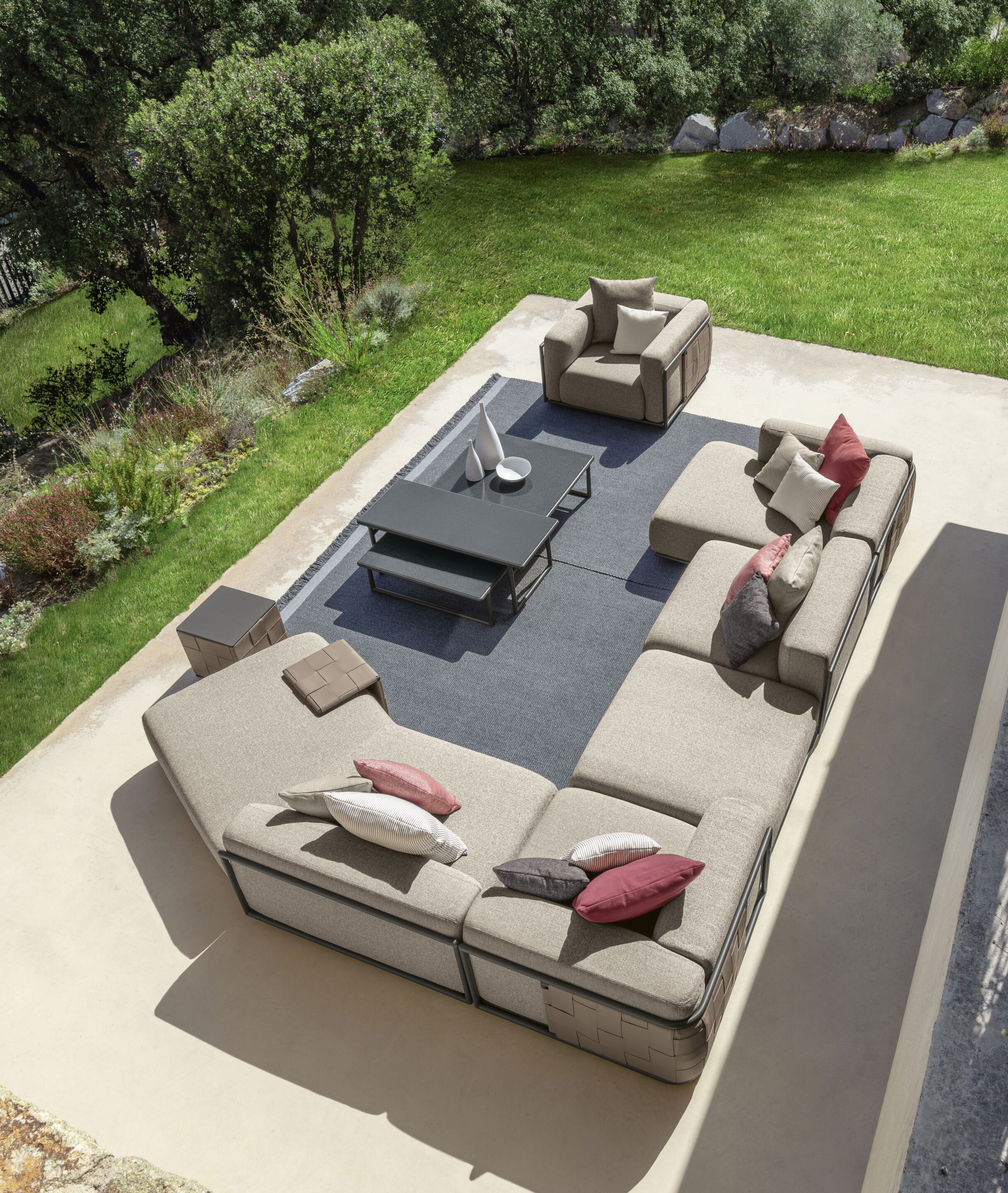 Ткань сад диван Talenti Tressé ARCH-00113111 - Вид №5