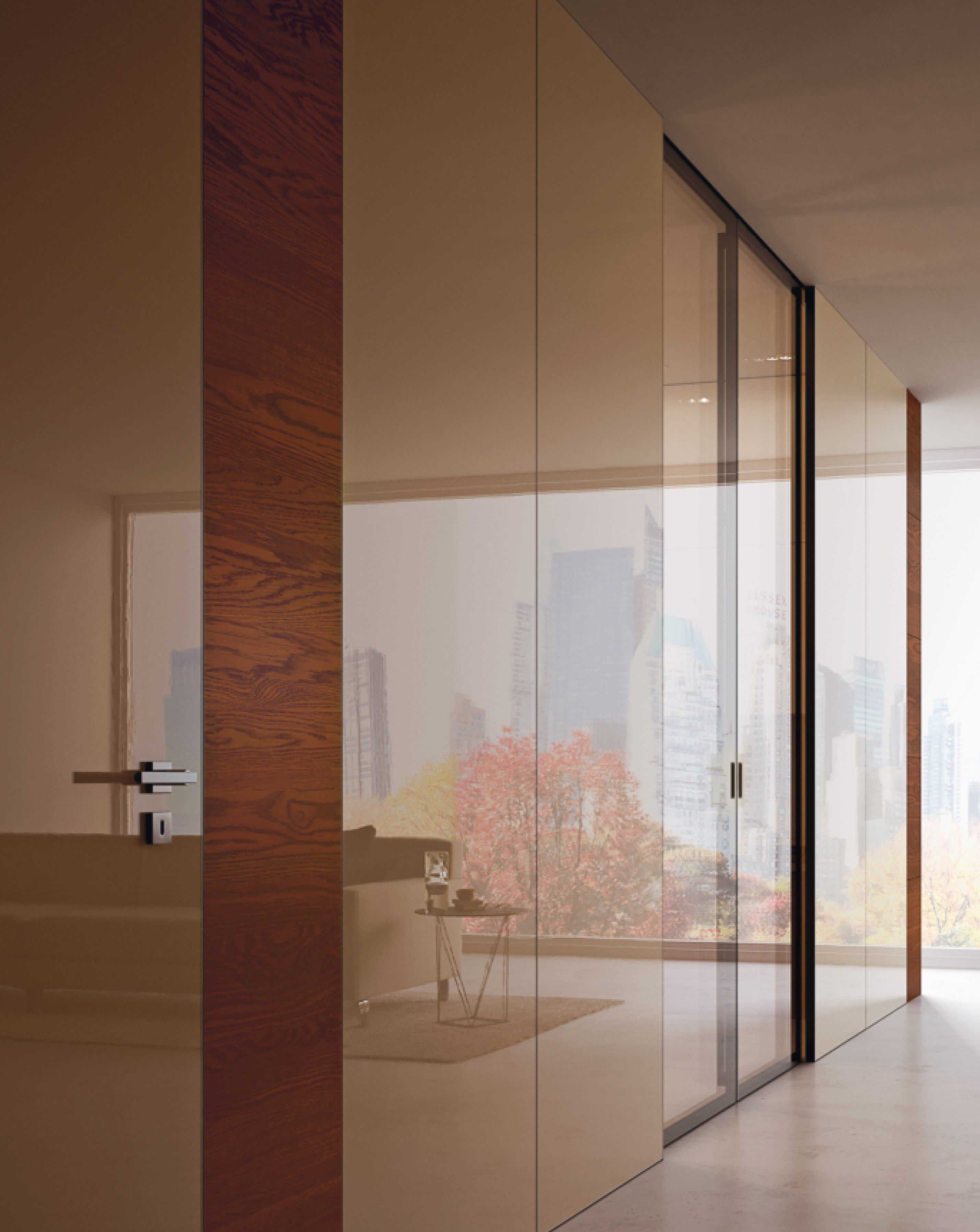 Глянцевая лакированная распашная дверь GAROFOLI Bisystem ARCH-00125960 - Вид №2