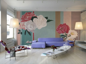 Обои с цветочными мотивами