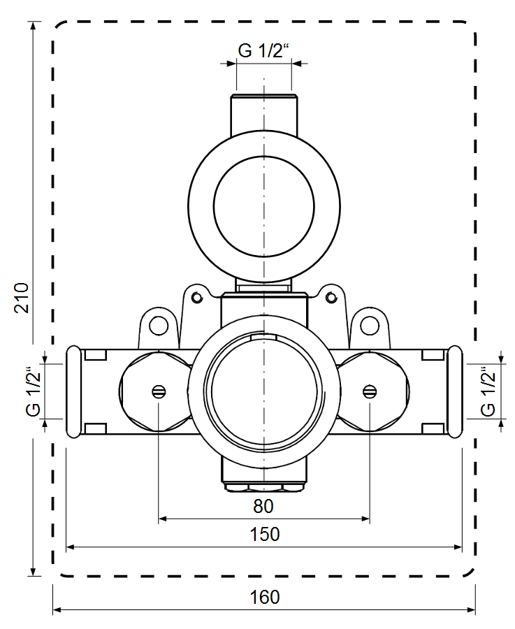 Benkiser Самозакрывающийся душ 196-12-12 193-12-34 - Вид №1