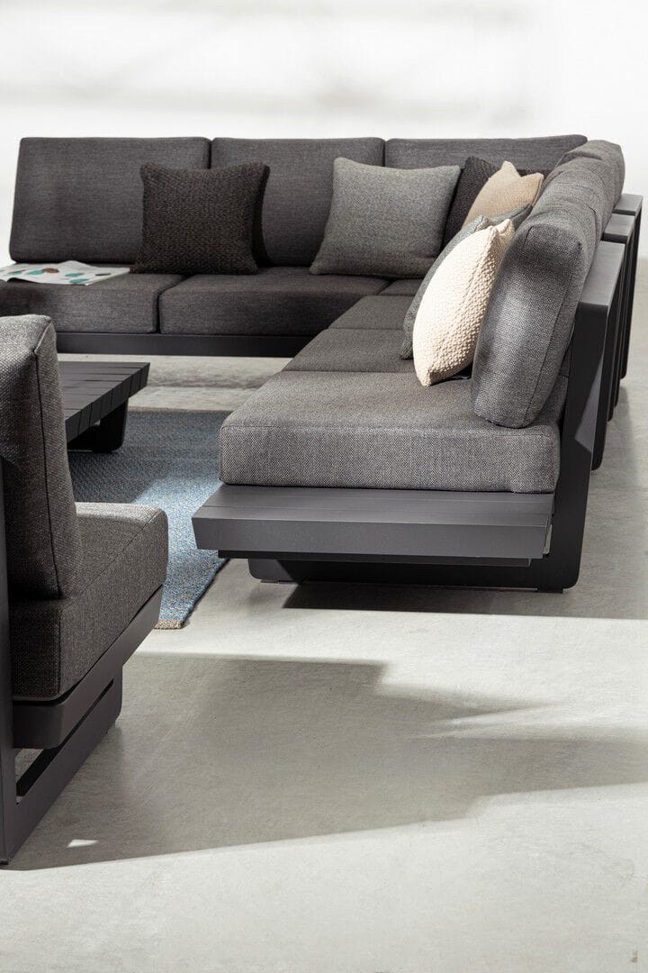 Угловой садовый диван из ткани BIZZOTTO Infinity ARCH-00091397 - Вид №42