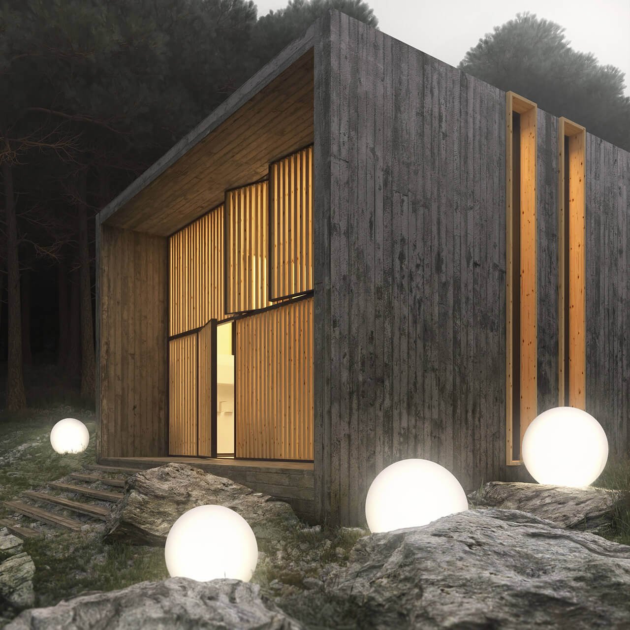 Ландшафтный светильник M3light Sphere 11572000 M3LIGHT SPHERE 311918 Белый - Вид №1