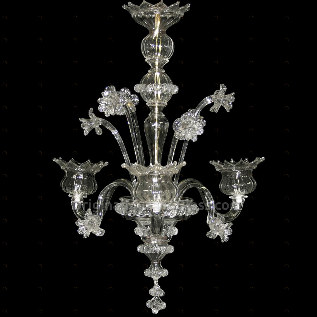 1123 ORIGINALMURANOGLASS Люстра Красота - Флорал - муранское стекло OMG  см CLASSICO