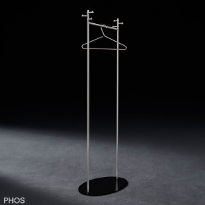 GST1-BPS Вешалка для одежды Twin с овальным основанием, цвет основания: черный PHOS