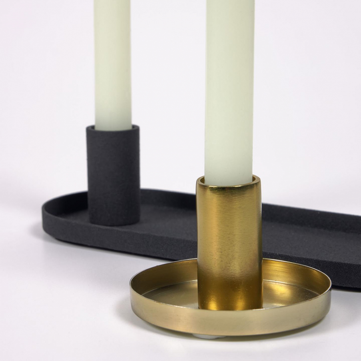 091007 Набор из 2-х подсвечников La Forma Nair  - Вид №1