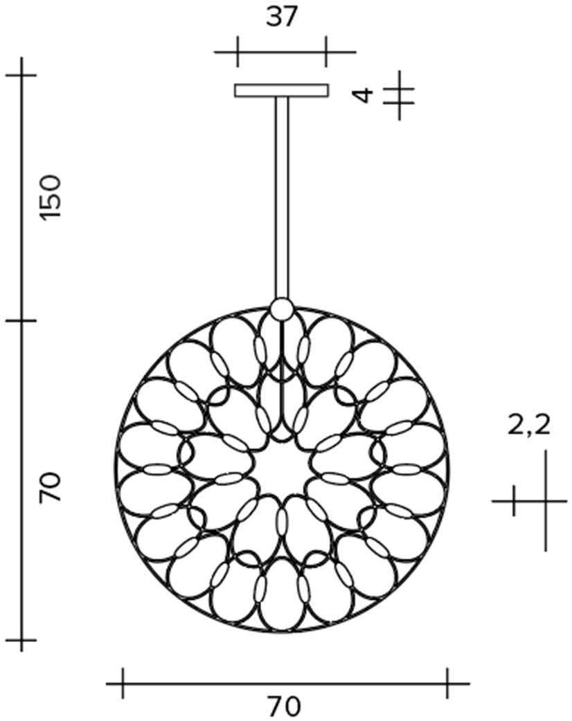 Urban Светодиодный подвесной светильник из стали Lafra sun-id-1405414 - Вид №12