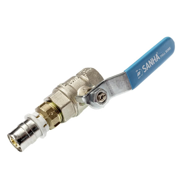 1258011612 25801 - Шаровые краны 3fit-Press Размер: 16x2,0 - 1/2 SANHA  - Вид №1