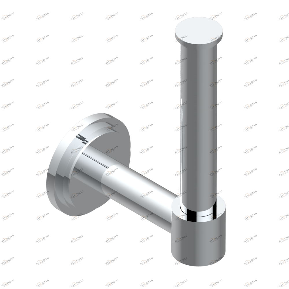 G2M-542 Бумагодержатель настенный резервный Thg-paris Faubourg - чёрный фарфор - с рукоятками Хром G2M-542 CAT.A