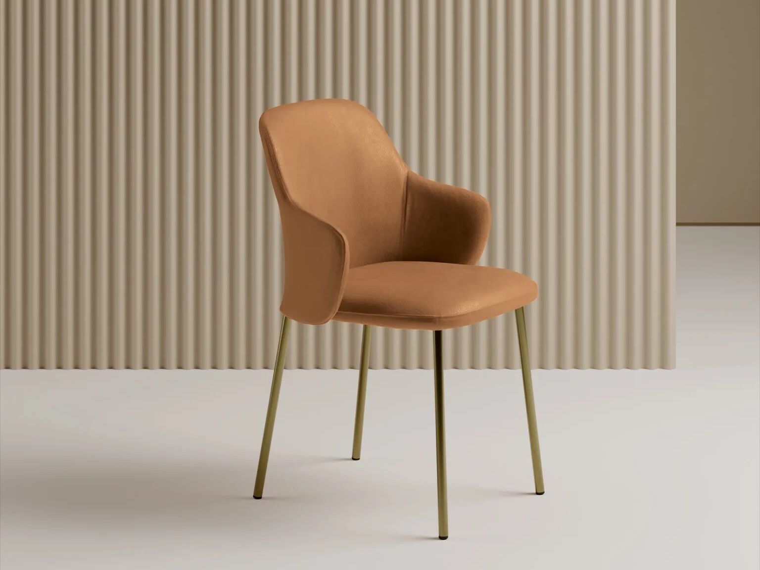 Тканевый стул с подлокотниками Bontempi Casa VIVIAN ARCH-00053990