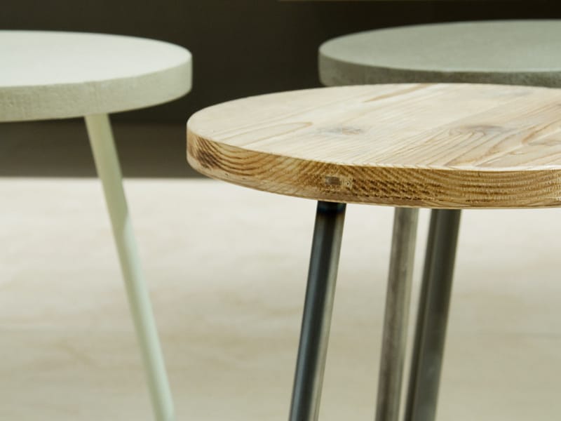 Восстановленный деревянный низкий стул Moab NINO ARCH-00115337 - Вид №1