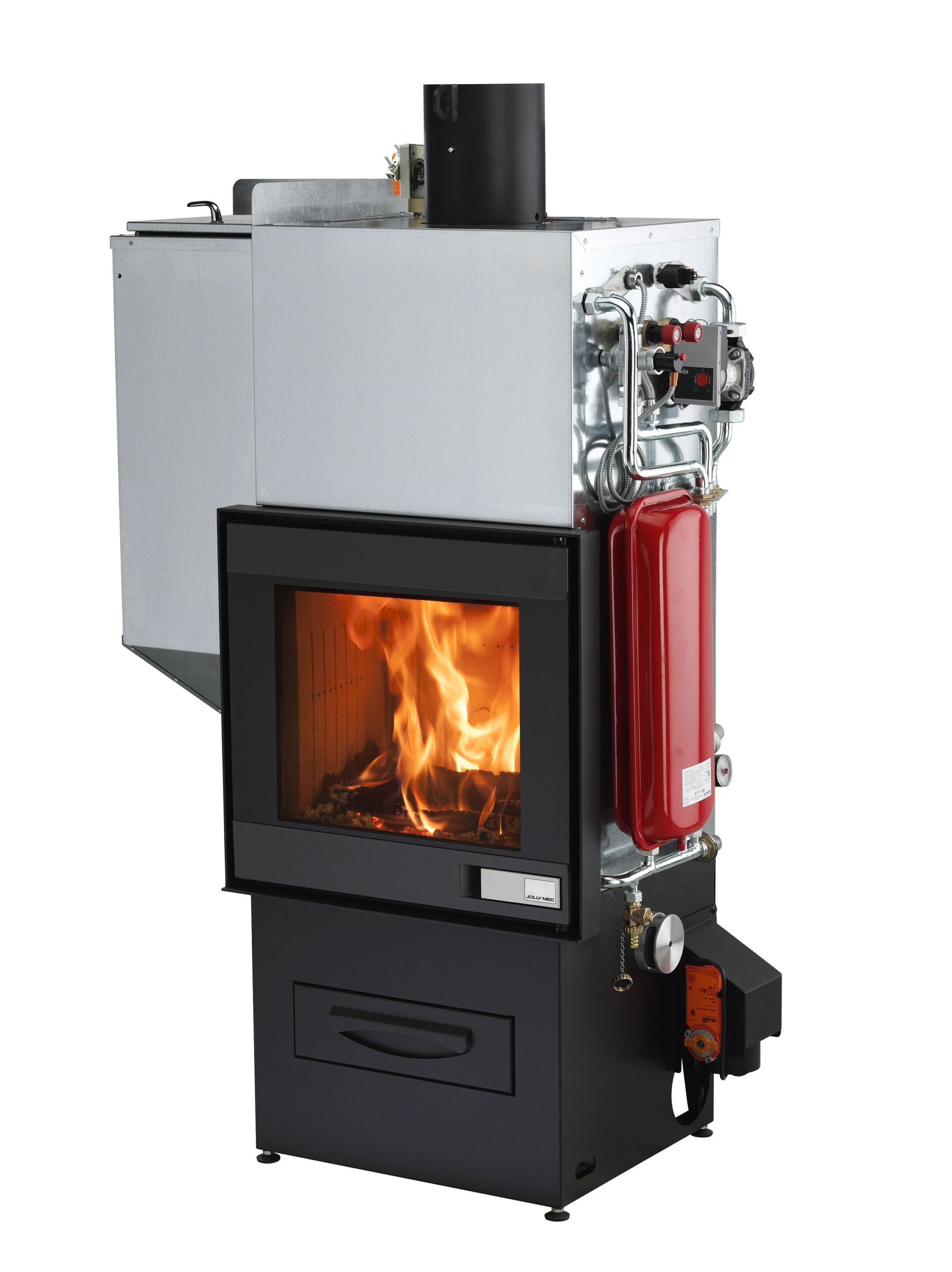 Термокаминет комбинированный дровяной пеллет Jolly Mec водяные системы ARCH-00029906 - Вид №3