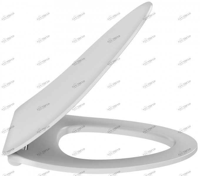 E20069-00 Крышка-сиденье из термодюра с механизмом 'плавное опускание' Jacobdelafon NOUVELLE VAGUE Santreyd