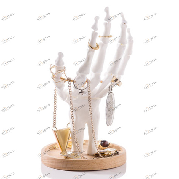 Органайзер для украшений белый Skeleton Hand SUCK UK  00-3880873 Белый 