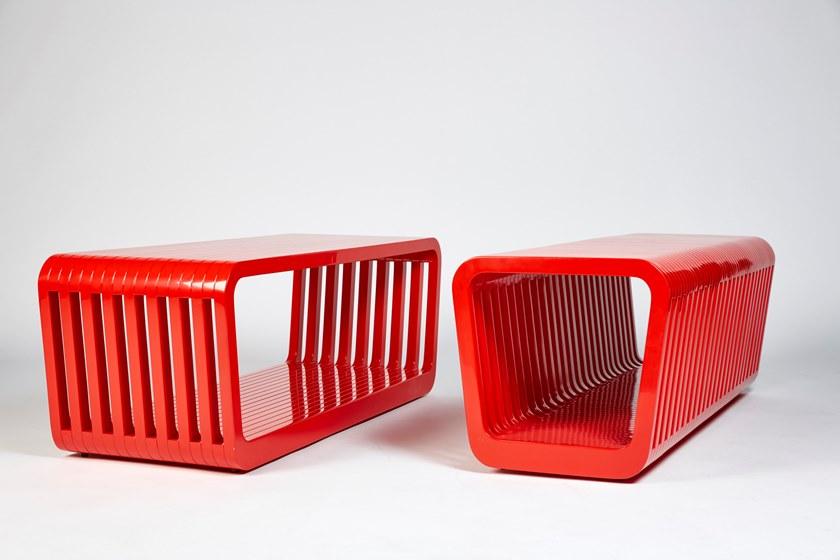 REDA AMALOU DESIGN Лакированная деревянная скамья Link sun-id-1437460 - Вид №9