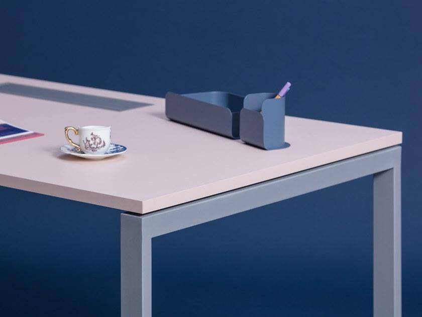 Cider Edition Прямоугольный стол с системой управления кабелями Slim sun-id-1366379 - Вид №1