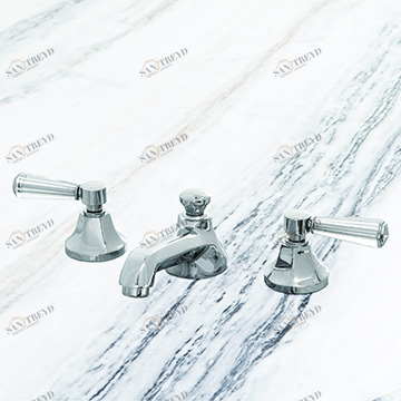 Смесители и Раковины 01090-190-608 Metropole Faucet - Chrome / Glass Handle Ambella 