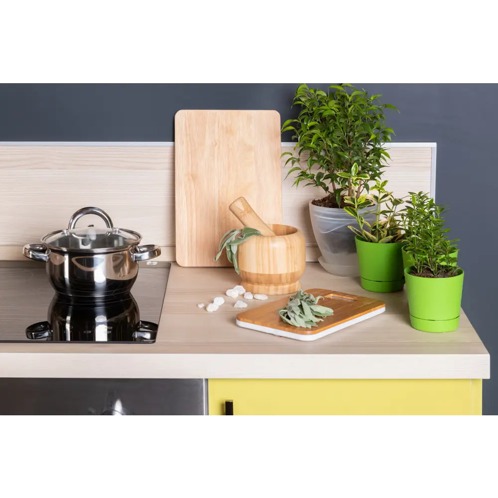 Столешница Браш 240x3.8x60 см ЛДСП цвет бежевый 82118311 STLM-2113126 DELINIA - Вид №5
