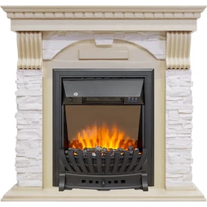Каминокомплект Royal Flame Dublin STD Aspen Black 1.5 кВт цвет слоновая кость 89396862 STLM-2012939