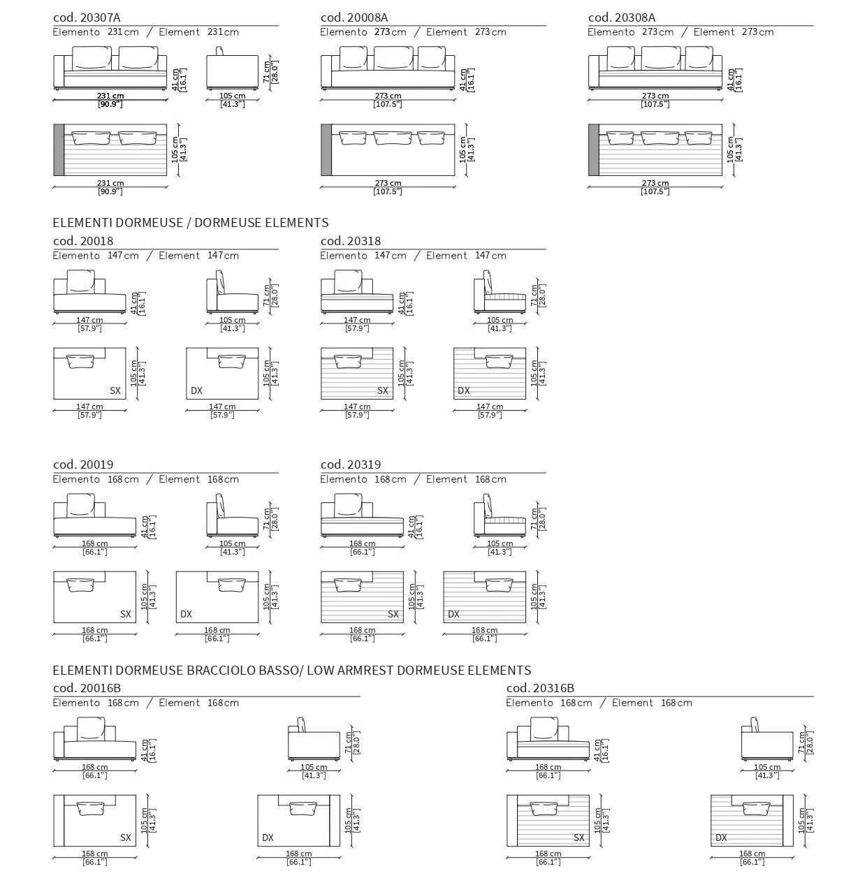 Модульный тканевый диван Frigerio Эдди ARCH-00072713 - Вид №8