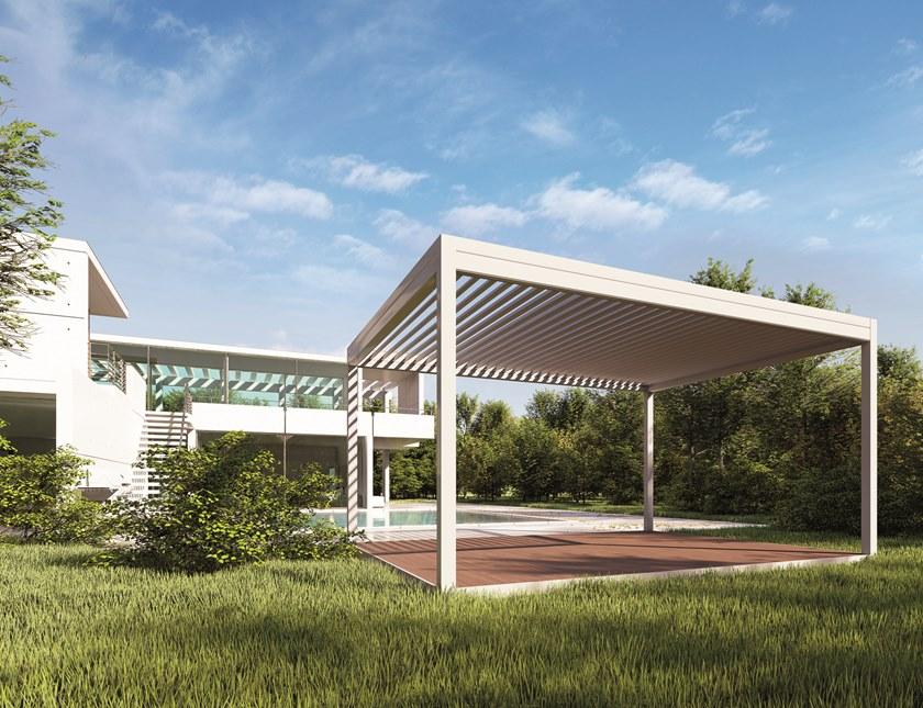 Sprech Пергола с регулируемыми жалюзи и подсветкой Q.box system sun-id-1495888 - Вид №1